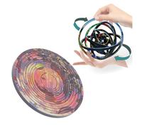 Naroote Rotación Flip Puzzle 3D Rotación Flip Puzzle Adulto Fidget Juguete Alivio del Estrés Descompresión Juguete Educativo Interactivo Rompecabezas para Niños Adultos (Globo aerostático)