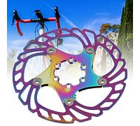 Naroote Rotor de Freno de Disco de Acero Inoxidable, 6 Clavos, Accesorio de Ciclismo Colorido para Bicicletas de Montaña, 140mm/160mm/180mm/203mm (160 mm)