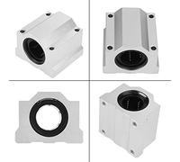 Naroote SCS30UU Rodamiento de Bolas de Movimiento Lineal Deslizante Aleación de Aluminio Fuerte para Equipos CNC 1 Pieza