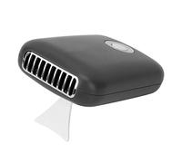 Naroote Secador de Pestañas Ventilador Portátil Mini USB Recargable bajo Ruido 3 Velocidades Secador de Pestañas para Instituciones de Belleza 800mAh Tamaño Pequeño (BLACK)