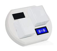 Naroote SEIVI Cargador de Batería USB de Carga Rápida para Arlo Camera Pro 2/Pro LCD Cargador de Base Inteligente para Luz de Seguridad en el Hogar - Blanco