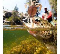Naroote Señuelo de Pesca, Cebo Suave de Cangrejo Artificial para Accesorios de Aparejos de Pesca, Anzuelos Afilados, 2 Piezas para un Gran Efecto Visual, Juego de Tamaño de 3 Pulgadas para (3#)