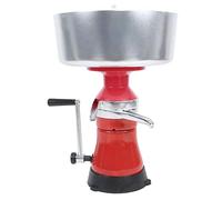 Naroote Separador Centrífugo de Crema de Leche Manual, Separador de Crema de Aleación de Aluminio que Ahorra Esfuerzo, de Leche de Vaca de Cabra que Convierte la Cruda o Entera en y Descremada