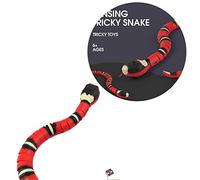 Naroote Serpiente de Juguete Interactiva para Gatos con Colores y Texturas Brillantes para Adiestramiento de Mascotas y Diversión Durante el Juego 40 X 4 X 3,5 Cm