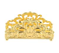 Naroote Servilletero, Base Resistente y Estable Soporte Servilletero para la Mesa del Comedor del Salón (Patrón de flores)