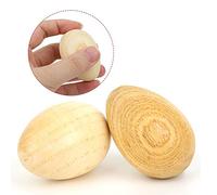 Naroote Shakers de Huevos, Shaker de Huevo de Madera Baby Musical Musical Toy Instrumentos Musicales Sell Uniformes Sound (Color de Registro SY-62)