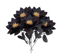 Naroote Simulación de Flor de Loto, Ramos Artificiales Multifuncionales, Decoraciones de Novia para, Alambre de Hierro de Plástico, Decoración del Hogar, 13g, 38cm, Rojo, Rosa, Blanco