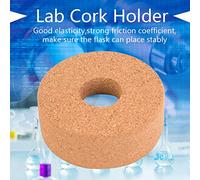 Naroote Soporte de Anillo de Corcho Sintético de Laboratorio Resistente Al ácido para Matraz de Fondo Redondo Adecuado para Toda la Cristalería de Fondo Redondo (Diámetro exterior 80 mm)