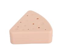 Naroote Soporte de Esponja de Maquillaje, Triángulo Polvo Popfle Burno Respirable Soporte de Esponja, Hojaldre de Maquillaje Triangular Talco Powder Puff y Recipiente para Viajar (Color caqui)