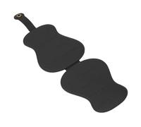 Naroote Soporte de Lucio de Guitarra, Evita la Pérdida, Evita el Daño, el Caso de Soporte del Mediador Mediador con una Alta Capacidad de Cuero PU, Luz para los Guitarristas para Uso Diario (Black)