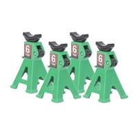 Naroote Soporte de Mini Gato Ajustable de 4 Piezas, Juego de Soporte de Gato de Escala de Aleación de Aluminio, de Coche RC de Superficie Pulida para Modelos SCX24 1/24 1/18, Ideal para