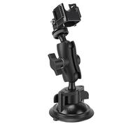 Naroote Soporte de Ventosa para Cámara de Acción, Soporte de Coche con Ventosa 360, Adaptador de Expansión con Liberación Rápida con un, Ideal para Salpicadero de Parabrisas