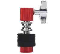 Naroote Soporte Duradero para Estante de Platillos con Embrague de Charles de Aleación de Aluminio para Interpretación de Tambores (rojo)