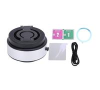 Naroote Soporte Magnético para Teléfono, Soporte Magnético con Ventosa para Coche con Rotación de 360°, Plegable en Tres Secciones, Sujeción por Vacío, para la Pared o el Escritorio (Silver)