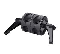 Naroote Soporte para Reflector Adaptador de Soporte de Luz Giratorio de Doble Rueda para Fotografía, Alta Resistencia, Fácil de Usar para Fijar el Reflector en un de Luz, Portátil y Liviano para