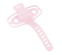 Naroote Soporte para Teléfono de Bicicleta de Silicona, Soporte para Teléfono con Manillar de Bicicleta de Compatibilidad Universal Seguro para Montar (Pink)