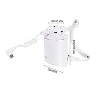 Naroote Soporte para Teléfono Móvil con Alarma y Pantalla Antirrobo, Duradero, Fácil de Instalar, para Tienda Minorista, Rotación de 360° para Centros Comerciales Digitales (Tipo-c)