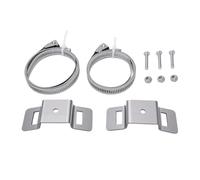 Naroote Soportes de Montaje Ajustables para Letreros de Calles, Postes de | Bandas de Acero Inoxidable 304, Ajuste sin Herramientas para Postes Cilíndricos, Soporte para Tanque Exterior, Kit de