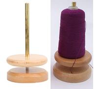 Naroote Spinner de Hilo, Soporte de Bola de Hilo Crochet Crochet Yarn Cosering de Tejido de Tejido Con Winder de Tubo de Metal Rotativo