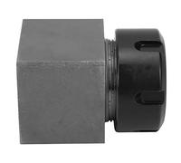 Naroote Spring Collet Chuck Supporter, Collet Block Square Chuck Block Blocher de Acero Duro CNC Grabado Piezas de Máquina ER32 Suppil Set ER 32