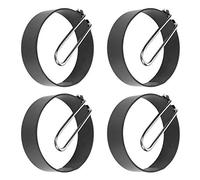 Naroote Stainless Steel Egg Ring Set of 4 for Perfect Fried Eggs and