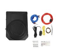 Naroote Subwoofer Activo de 10 Pulgadas, Ultradelgado, 800W, 2,5 Ohmios, Subwoofer para Automóvil Alimentado Debajo del Asiento con Controlador con Cable para de Sonido del Vehículo