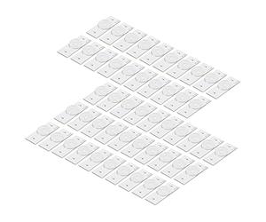 Naroote Tablero de Fibra de Vidrio de Alto Brillo de 3V Lente LED SMD 50 Uds para Reparación de Televisores LED de 32-65 Pulgadas