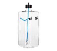 Naroote Tanque de Combustible de Plástico Transparente, Tapa de Metal CNC de Sellado Fuerte para Tanque de Aceite de Avión RC (1500 ml (para Aviones de 150-200 CC))