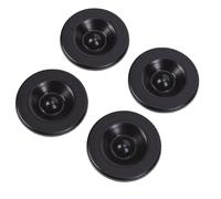 Naroote Tapones Universales para Tapa de Cubo de Remolque, Tapas de Rodamientos de Polvo de Goma Premium para Remolques de Carga, Cubierta de Grasa de Fácil Instalación, 4 Uds.