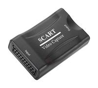 Naroote Tarjeta de Captura SCART USB 2.0 Profesional para Transmisión y Grabación de Vídeo de para Jugadores y Creadores de Contenido