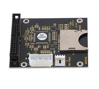Naroote Tarjeta de Memoria SD/SDHC/SDXC/MMC Compatible con IDE a Adaptador Macho IDE de 40 Pines para Solución de PC de Arranque, sin Ruido del Disco Duro, Compatible con Dos//para Uso en