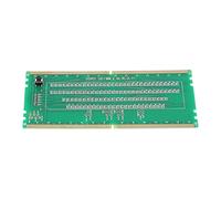 Naroote Tarjeta de Prueba de Ranura de Memoria de RAM DDR5, Placa de Tragamonedas de Memoria PCB Portátil Portátil con Luces LED Tarjeta de Prueba de de Escritorio para PC Mantenimiento de RAM (GREEN)
