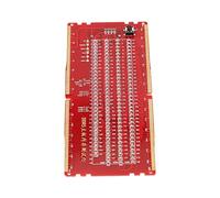 Naroote Tarjeta de Prueba de Ranura de Memoria de RAM DDR5, Placa de Tragamonedas de Memoria PCB Portátil Portátil con Luces LED Tarjeta de Prueba de de Escritorio para PC Mantenimiento de RAM (Rojo)