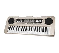 Naroote Teclado de Música, Teclado Soy un Electrónico de Niños Rocosos 8 37 Teclas Digitales para un Cumpleaños de Navidad para Adultos Principiantes (BROWN)
