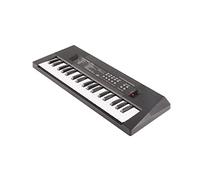 Naroote Teclado Eléctrico de 37 Teclas, Juguete Musical con Función de Grabación de Micrófono para Niños Pianistas, Carga USB o Funciona con Pilas, Blanco y Negro
