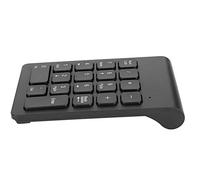 Naroote Teclado inalámbrico de excelente Elasticidad, Teclado numérico, Teclado numérico pequeño, 18 Teclas para Accesorios de computadora para PC(Black)