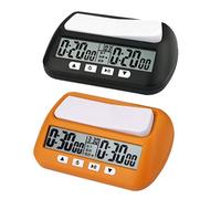 Naroote Temporizador de Ajedrez Reloj de Ajedrez Portátil Temporizador de Juego Cuenta Regresiva Reloj de Internacional para Amantes del y el Chino, Tamaño de Material ABS 14X88X45cm (Yellow)