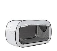 Naroote Tienda de Campaña con Cama Plegable, Portátil, Totalmente Cerrada, para Niños y Adultos, Diseño Opaco para una Mejor Calidad del Sueño, Adecuada para Uso en Interiores y Exteriores (White)