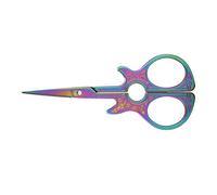 Naroote Tijeras de Bordado Antiguas con Forma de Guitarra para Trabajos de Arte de Moda, Tijeras de Costura para Entusiastas del Bordado, Acero Inoxidable, Multicolor, 1 Tijera (COLORFUL)