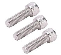 Naroote Tornillo de Tornillo de la Cabeza de la Cabeza del Zócalo, de la del Zócalo Hexadecimal Pernos de 50 Piezas de de Tapa Hexadecimal Pernos de Cabezal de Cabezal Allen 304 Hardware de