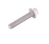 Naroote Tornillos de Cabeza con Brida Hexagonal M8 de Acero Inoxidable 304 con Arandela para Montaje de Barco, 10 Unidades (M8*20)