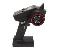 Naroote Transmisor y Receptor de Radio RC de 2,4 GHz y 6 Canales, Pantalla LCD, Mando a Distancia Multifunción con Límite de Velocidad del Acelerador a Prueba de Fallos, Transmisor para Coches RC,