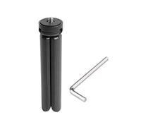 Naroote Trípode de Teléfono, Soporte de Teléfono de 2.5 Cm a 7.3 Cm de Mini de Escritorio Ajustable Trípode con 1/4 NCH Tornillo Pesado de 10 Kg de Carga de Celular de 10 Kg para Cámaras DSLR ILDC