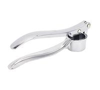 Naroote Trituradora de Ajos Profesional de Acero Inoxidable para Cocina Casera, Picadora de Ajos Fácil de Limpiar para Cocina Vegetariana, Plateada (6,1 pulgadas)