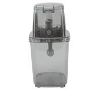 Naroote Trituradora de Hielo Portátil, Operación Simple Textura Delicada Cuchillas de Acero Inoxidable para Bricolaje Picadora de Hielo Manual Portátil Estructura Interna Transparente para Acampar