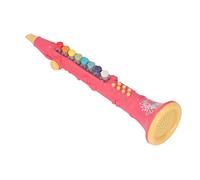 Naroote Trompeta de Juguete, Grabadoras para Niños Clarinete Toy Toy Musical Instrumento Musical Ajustable Instrumento de Grabadora de Juguetes Educativos para Autismo o Preescolar (rojo)