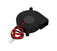 Naroote Turboventilador de Ventilador de Refrigeración Radial Negro de Alta Precisión de 50 Mm para Impresora 3D, CC 12 V, bajo Nivel de Ruido, para Entusiastas de la Impresión (24V)