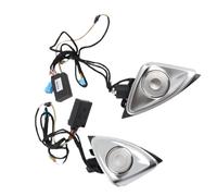 Naroote Tweeter Giratorio 4D de 64 Colores con Luz Ambiental LED, Motor Silencioso de Alto Rendimiento, Repuesto para Clase E W213 2017-2021, Acero Inoxidable, par