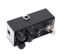 Naroote Ultimate Drive Pedal True Bypass Efectos de Guitarra Eléctrica Mini para Jugadores de Rock y Blues Aluminio Duradero