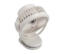 Naroote USB -Desk -Clamp/Holder Fan, 10000 MAh Clamp/Holder USB en el Rendimiento de la Recarga de Ruedas de Ventilador de 360 grados Más Fuerte para un Cochecito para el Niño para la Oficina